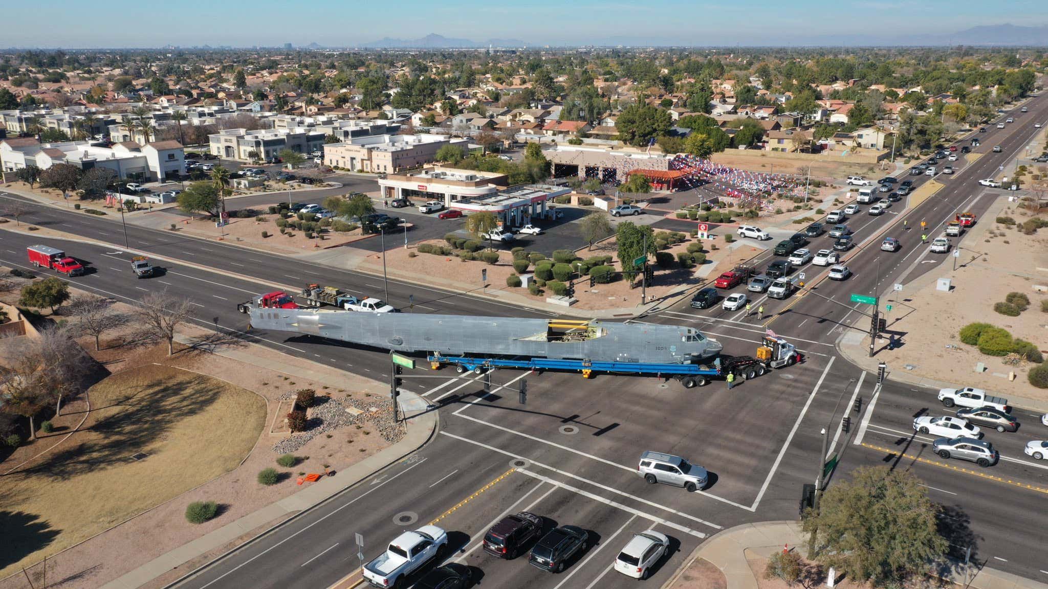 Транспортування B-52 у США - фото 1