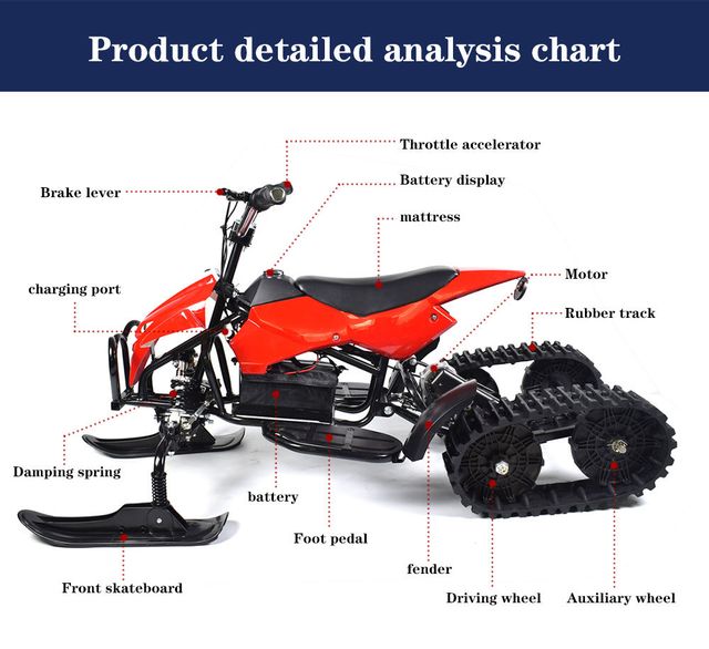 Пропозиція дня: на Alibaba продають електричні снігоходи лише за 500 доларів - фото 494471