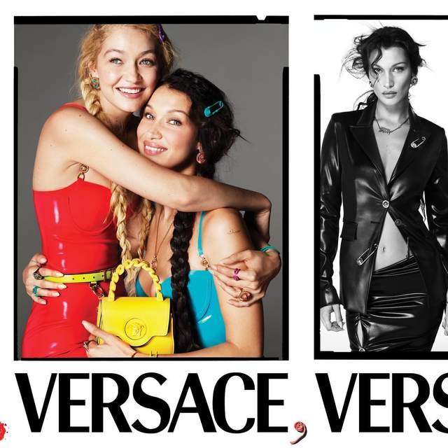 Донателла Версаче разом з сестрами Хадід знялася у новій кампанії Versace - фото 494499