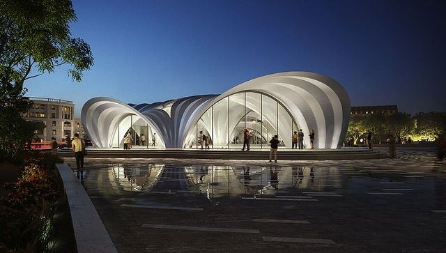 Бюро Захи Хадід показало, як виглядатимуть нові станції метро у Дніпрі - фото 495319