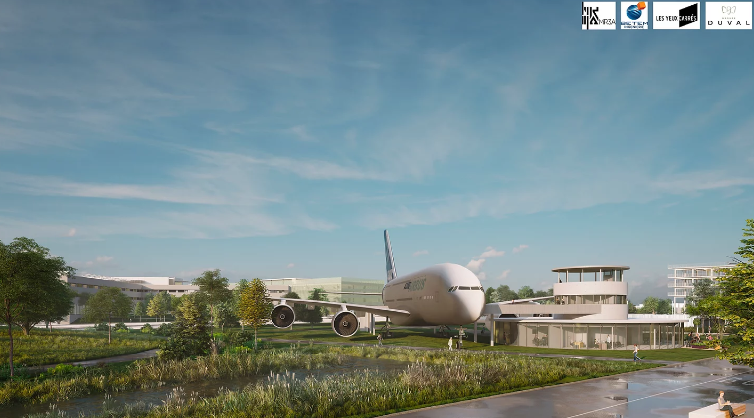 Найбільший пасажирський літак Airbus A380 перетворять на готель: візуалізація у фото