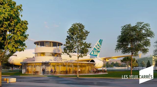 Найбільший пасажирський літак Airbus A380 перетворять на готель: візуалізація у фото - фото 495532