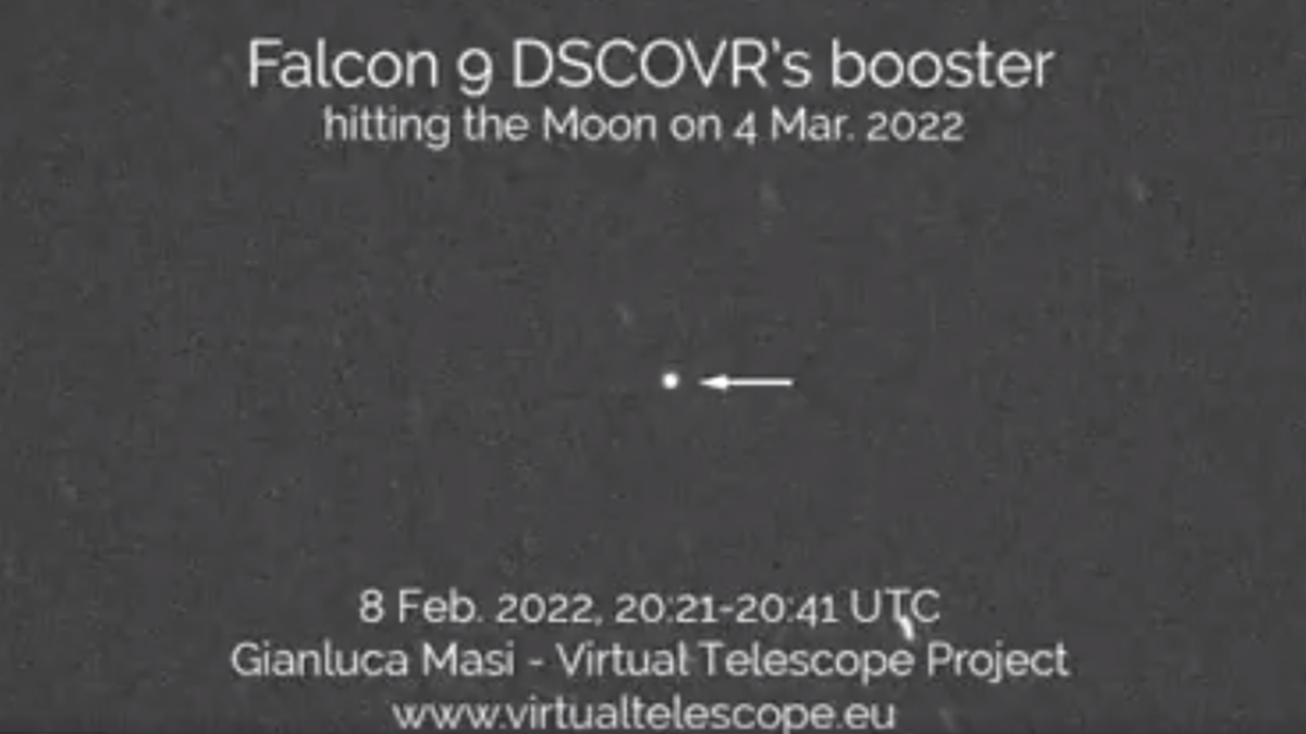 Астроном зняв на відео ракету Ілона Маска, яка впаде на Місяць