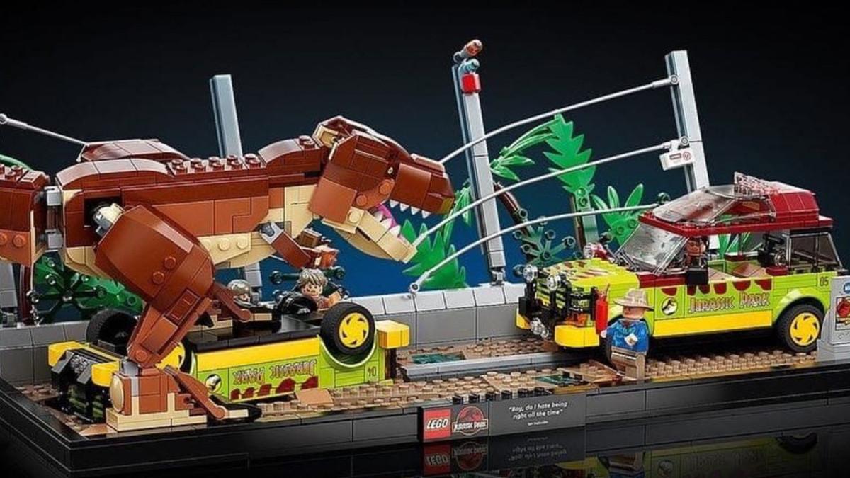 LEGO анонсував набір з відомою сценою з "Парку Юрського періоду" - фото 1