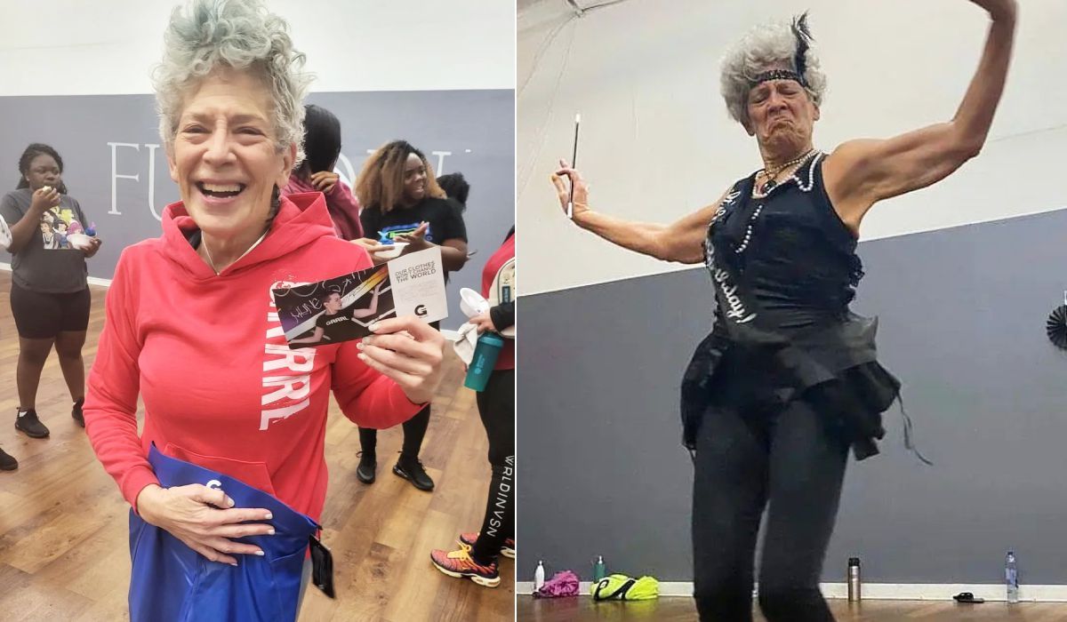 73-річна бабуся захопила запальними танцями у фітнес-клубі – яскраве відео