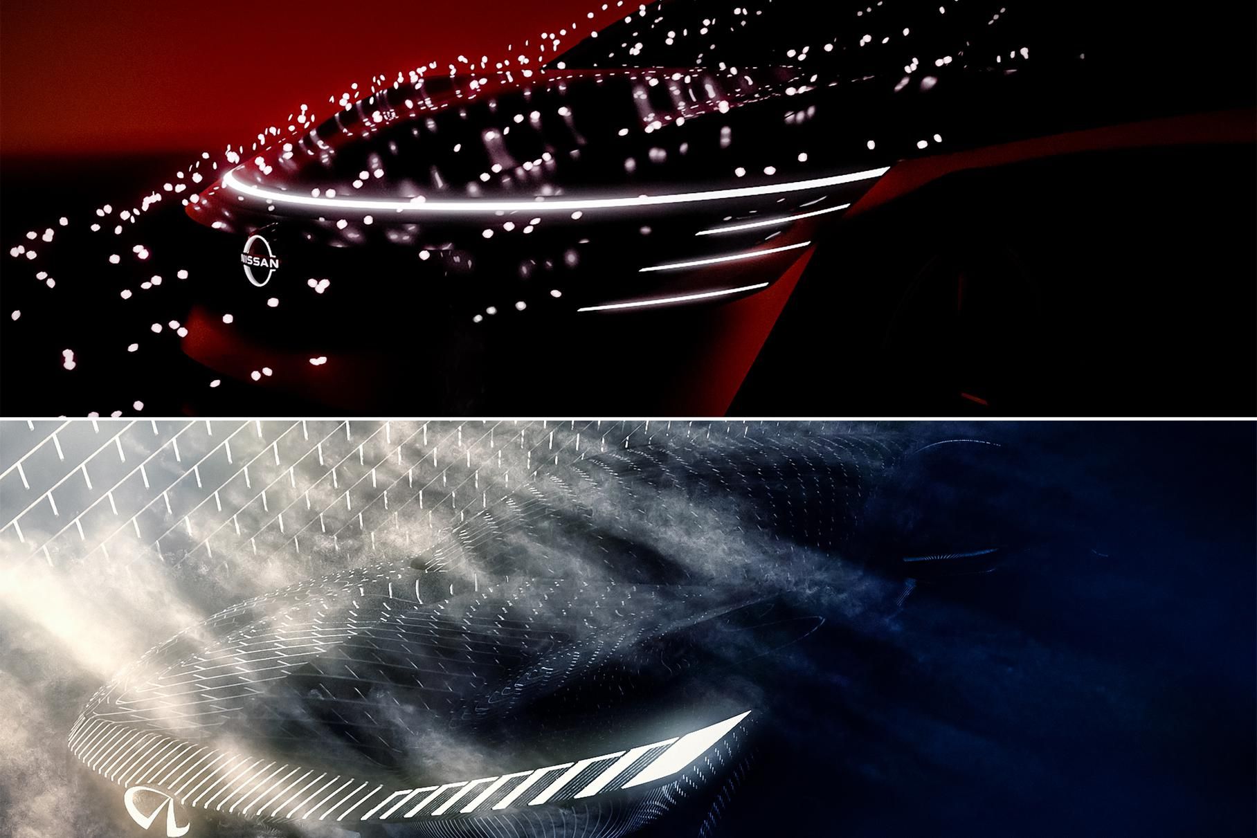 Nissan та Infiniti готують до виходу два електричні седани: дивіться тизер