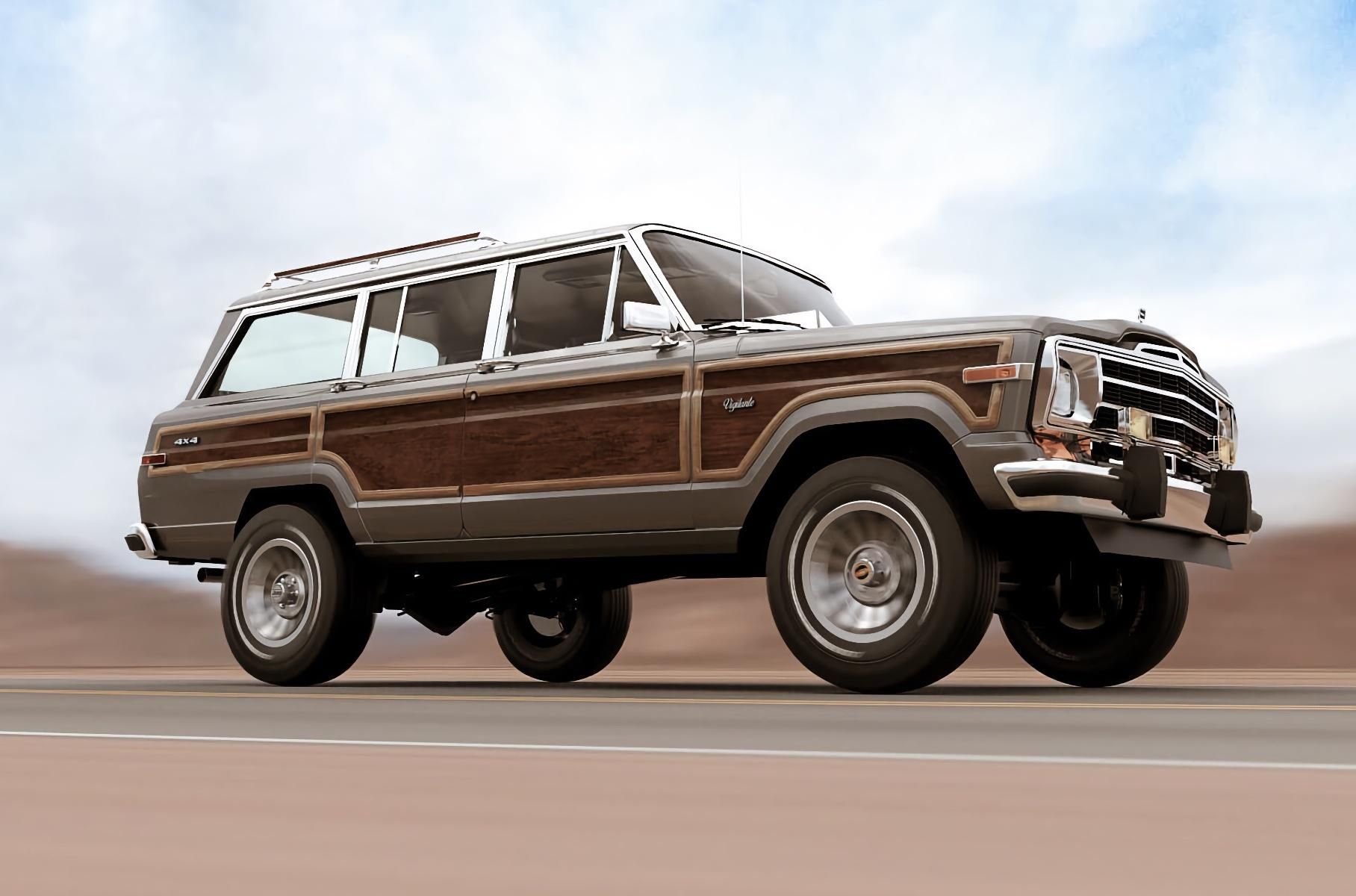 На класичний Jeep Grand Wagoneer поставили 1000-сильний двигун: дивіться фото рестомода