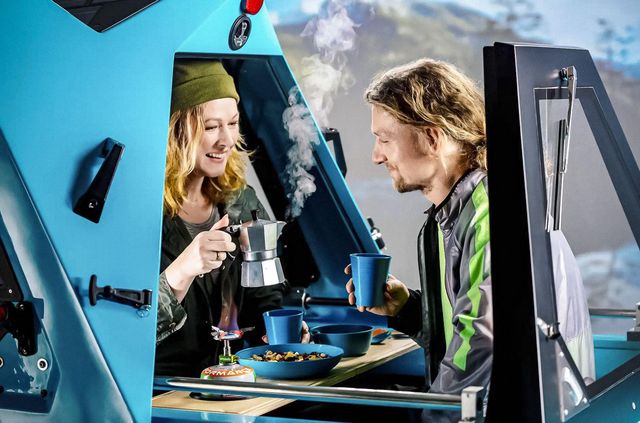 Для фанатів мандрів: представлено гібрид велосипеда, автобудинку та човна - фото 498353