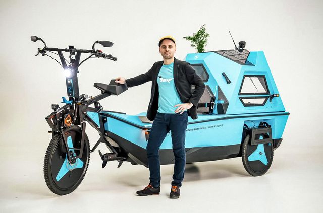 Для фанатів мандрів: представлено гібрид велосипеда, автобудинку та човна - фото 498356