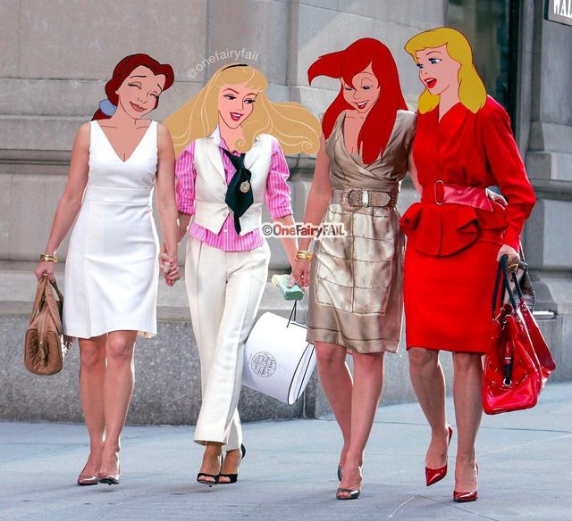 Художниця органічно замінює героїв популярних серіалів диснеївськими принцесами й принцами - фото 498458