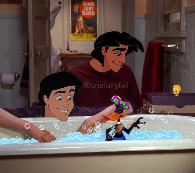 Художниця органічно замінює героїв популярних серіалів диснеївськими принцесами й принцами - фото 498459