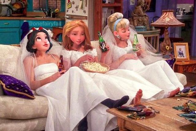 Художниця органічно замінює героїв популярних серіалів диснеївськими принцесами й принцами - фото 498463