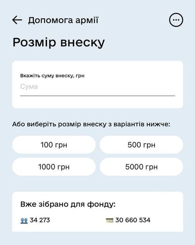Українці у Дії за добу переказали 30 мільйонів на потреби армії - фото 499173