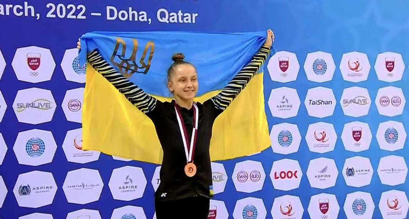 15-річна українська гімнастка відмовилася піднятися на п'єдестал разом з росіянками
