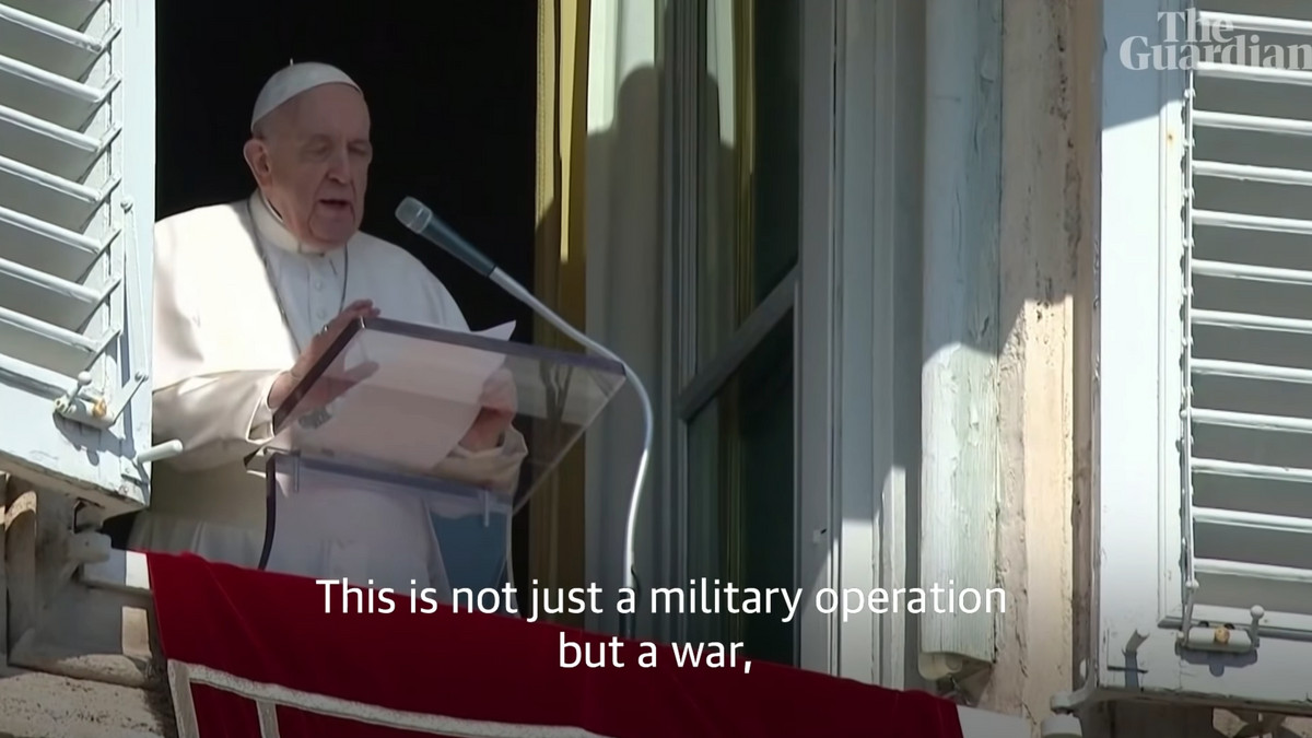 Папа Римський підкреслив, що в Україні війна, яка сіє смерть - фото 1