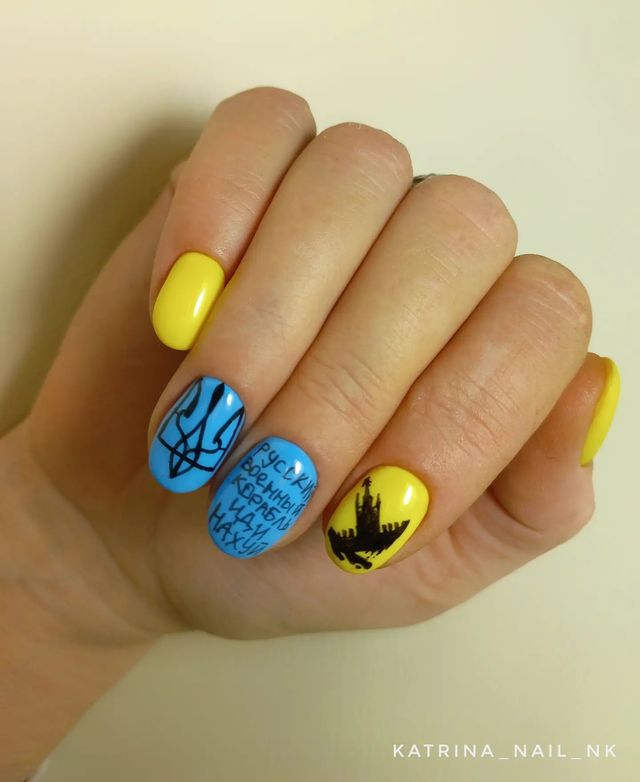 40 варіантів патріотичного манікюру для справжніх українок - фото 500448