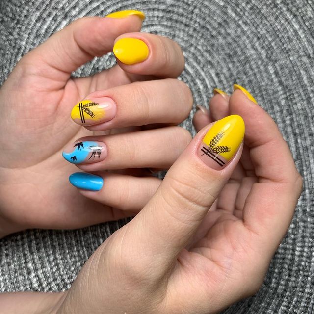 40 варіантів патріотичного манікюру для справжніх українок - фото 500450