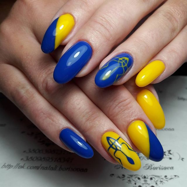 40 варіантів патріотичного манікюру для справжніх українок - фото 500464