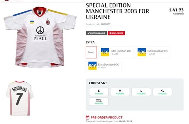 Шевченко спільно з Міланом розпочали благодійну акцію на підтримку України - фото 500541