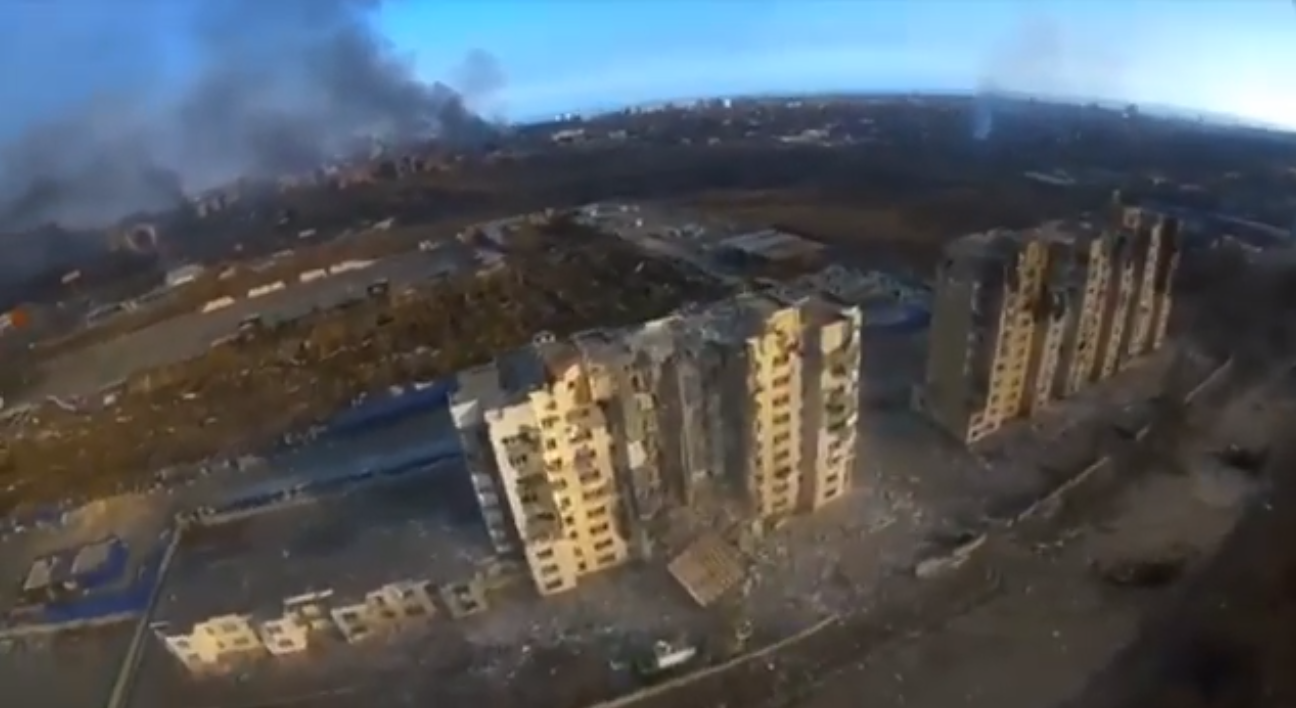 Як зараз виглядає Маріуполь із неба: відео, яке боляче дивитися