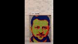 Українець зібрав портрет Зеленського з кубиків Рубіка: видовищне відео