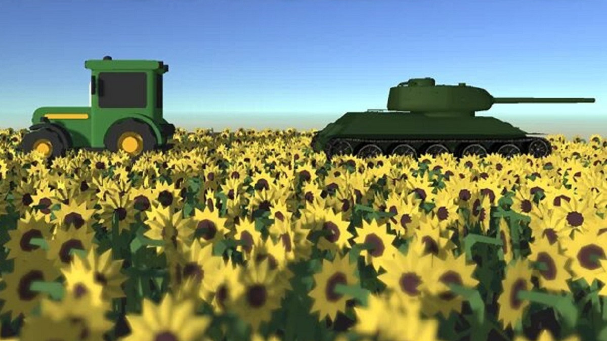 Гра, в якій фермер на тракторі краде російські танки - фото 1