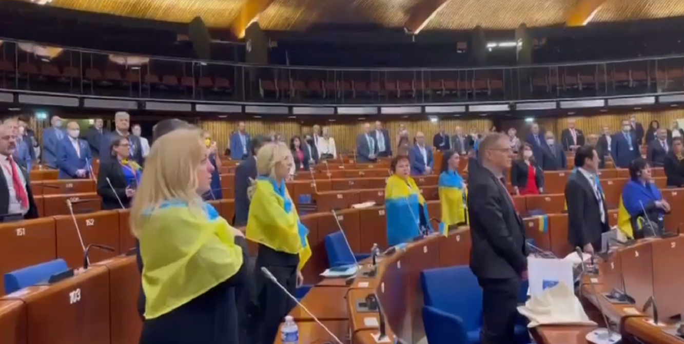 У залі Ради Європи вперше в історії пролунав Гімн України: промовисте відео