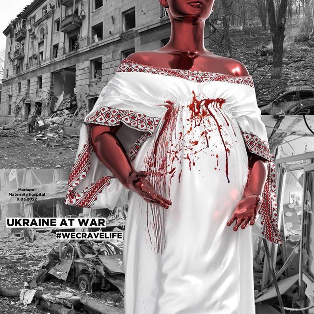 Українка створила криваві 3D-вишиванки, які нагадують про війну - фото 501567