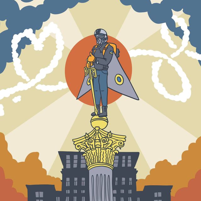 Український художник показує справжніх супергероїв українського спротиву: круті малюнки - фото 501801