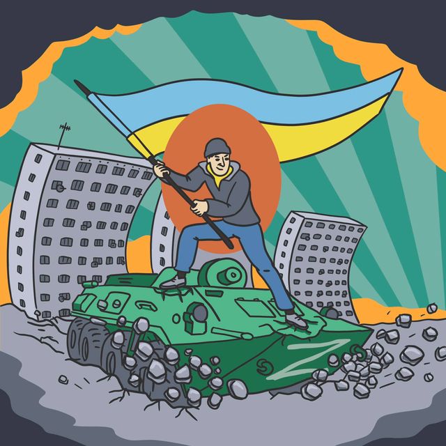 Український художник показує справжніх супергероїв українського спротиву: круті малюнки - фото 501807