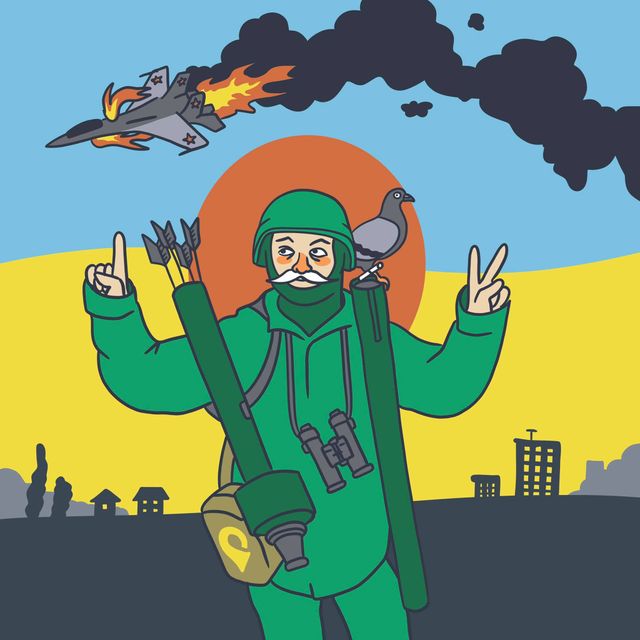 Український художник показує справжніх супергероїв українського спротиву: круті малюнки - фото 501809