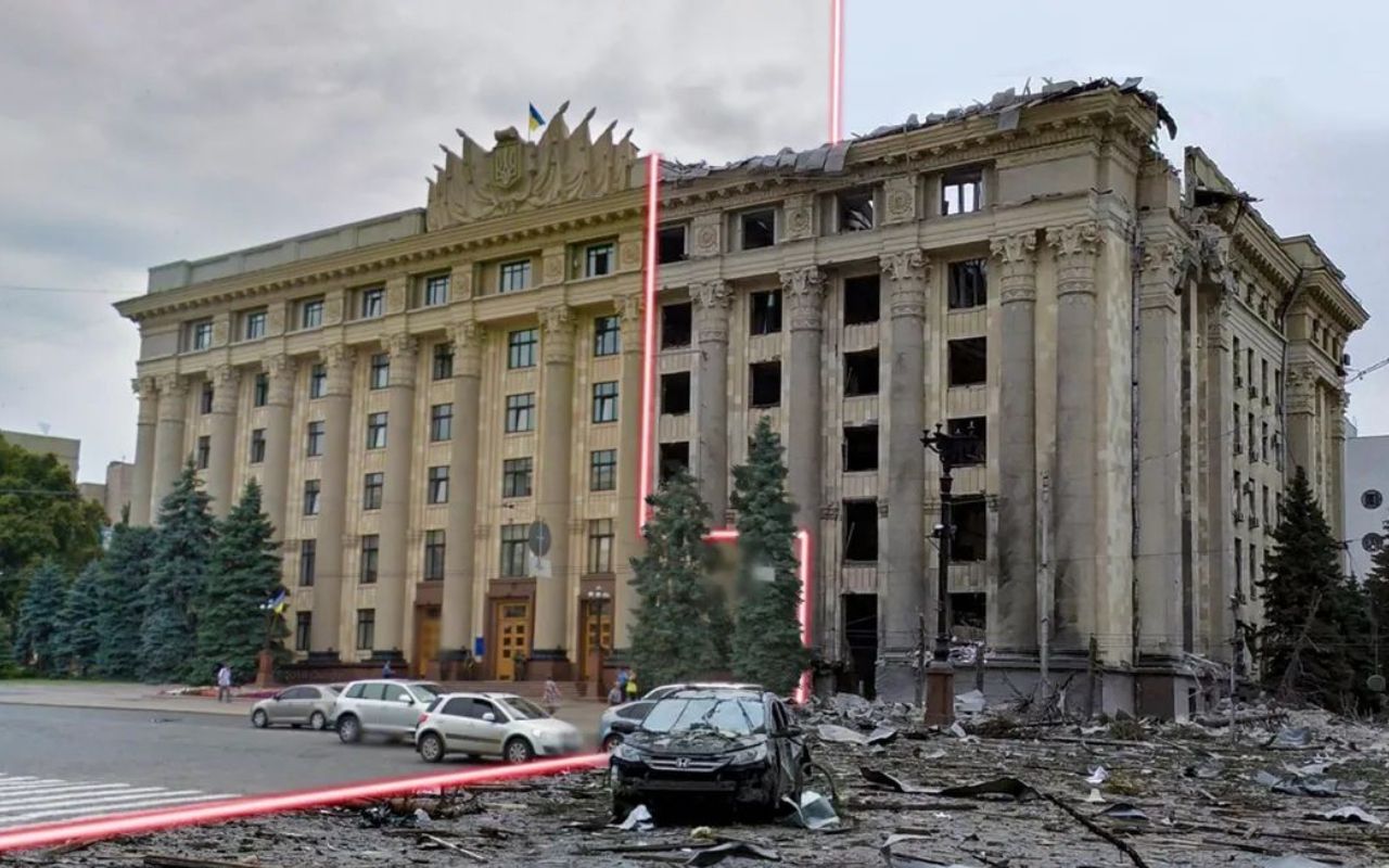 Ці колажі яскраво показують наслідки російського вторгнення - фото 1