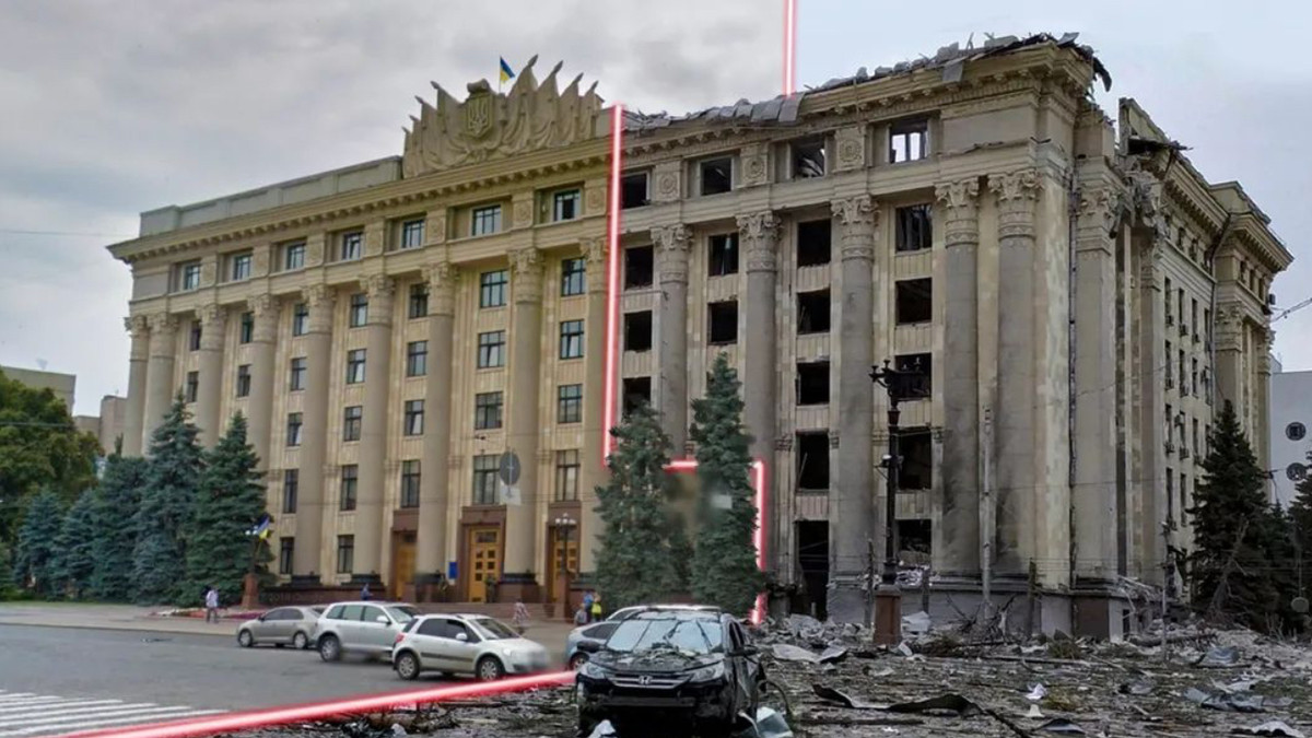 Ці колажі яскраво показують наслідки російського вторгнення - фото 1