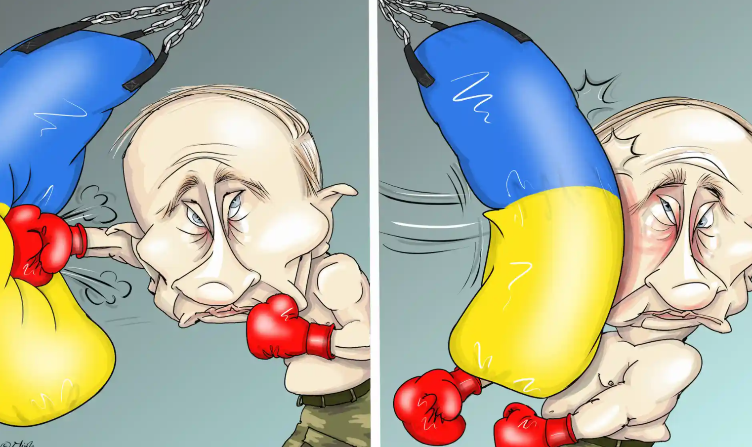 The Guardian опублікував їдку карикатуру на Путіна, яка демонструє провал диктатора