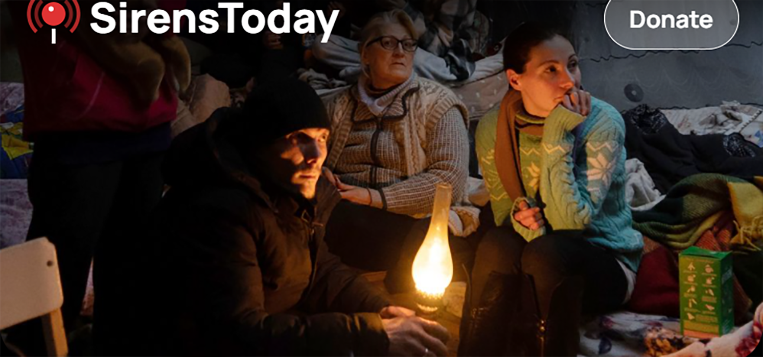 Сирени у цифрах: ця платформа показує частоту сигналів повітряної тривоги в Україні