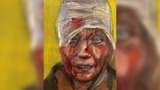 Портрет пораненої мешканки Чугуєва продали за 100 тисяч доларів: гроші підуть на ЗСУ