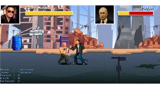 Твій персонаж – Ілон Маск: українці створили гру, у якій треба лупцювати путіна і кадирова - фото 502658