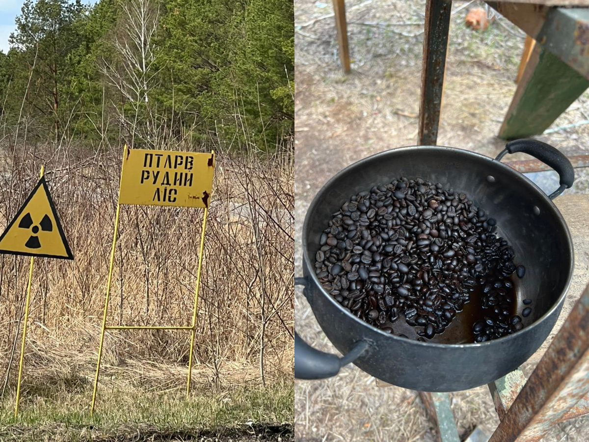 Радіоактивний пікнік та каша з кавових зерен: що робили окупанти в Рудому лісі