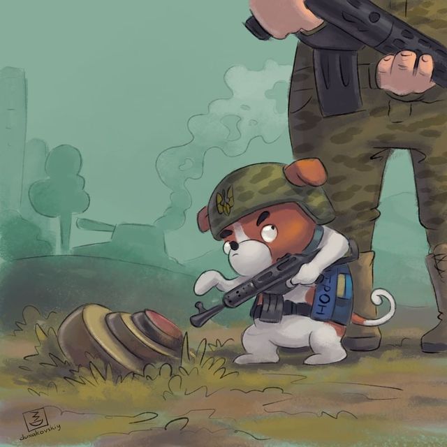 Мережа в захваті від Патрона: ДСНС показали ілюстрації сміливого песика - фото 503338