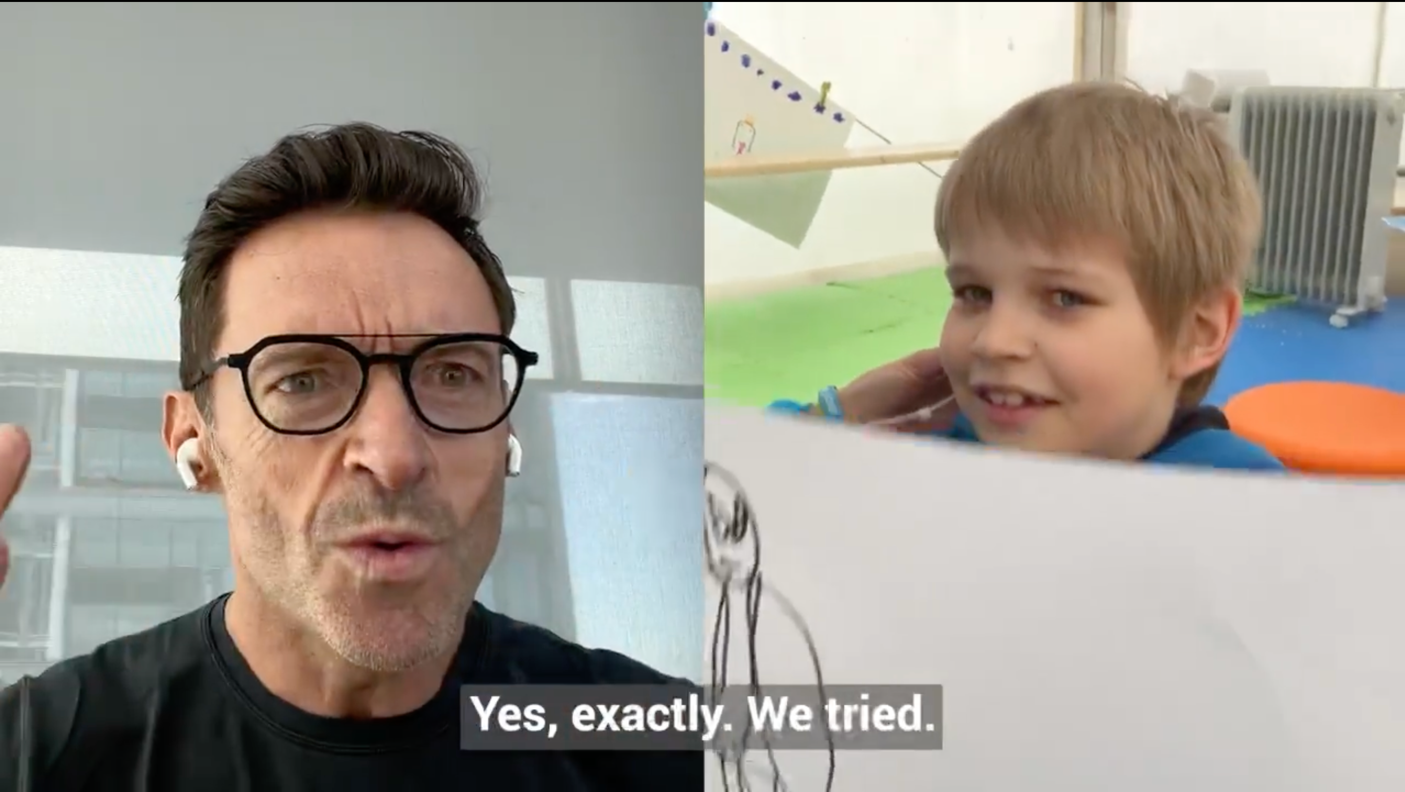 Джекман познайомився з хлопчиком, який врятувався від війни - фото 1