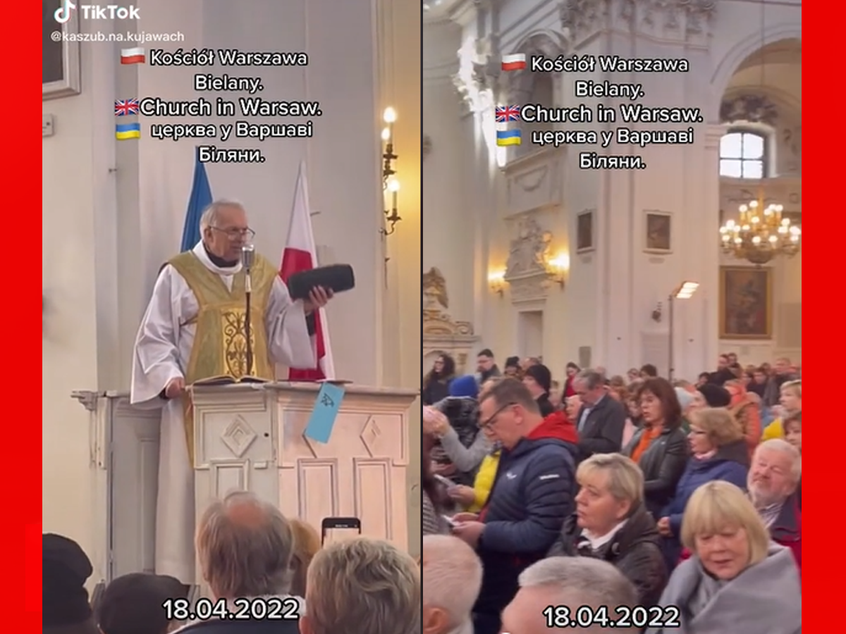 У Варшаві священник увімкнув українську пісню на службі - фото 1