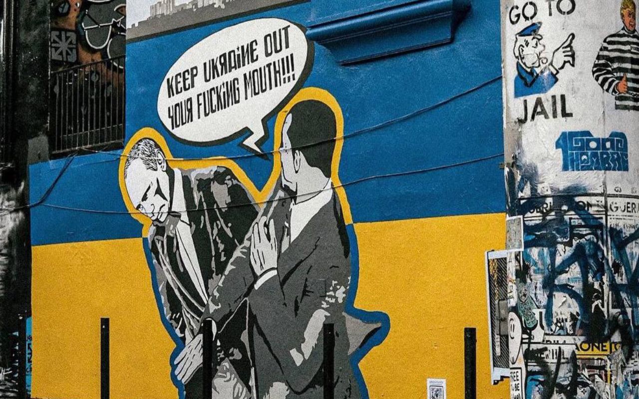 Вілл Сміт дає ляпас Путіну: у Лос-Анджелесі з'явилося круте графіті