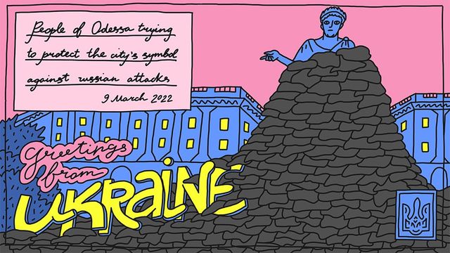 Українці створили 'туристичні листівки' воєнного часу, їх продають на благодійність - фото 504213