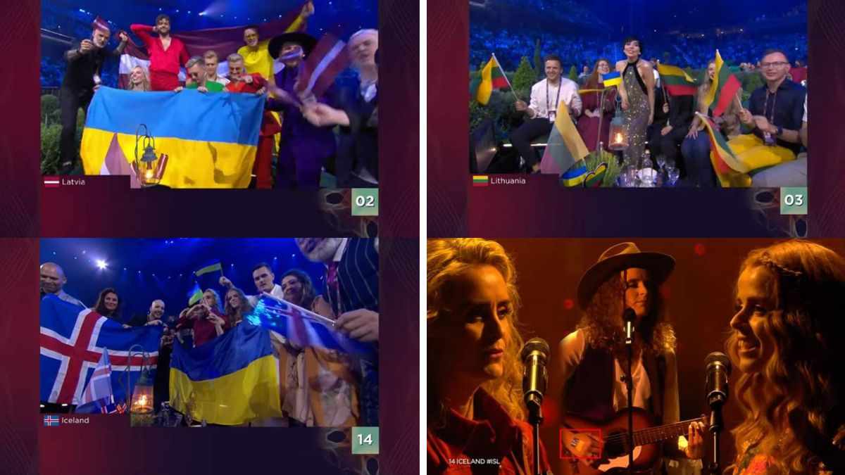 Литва, Латвія та Ісландія підтримали Україну у 1 півфіналі Євробачення - фото 1