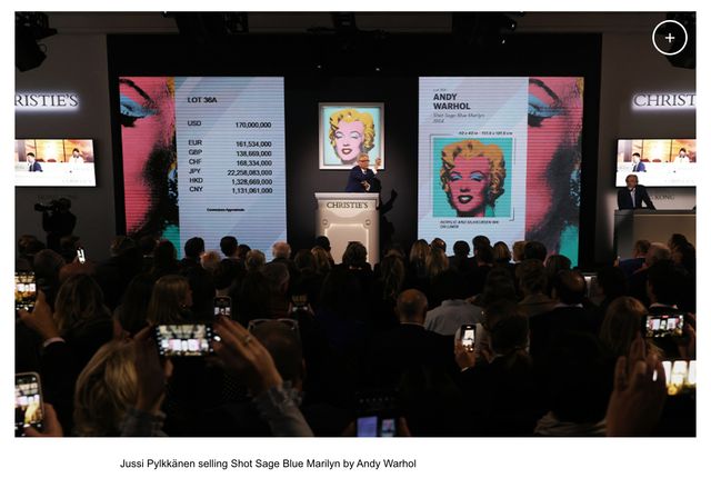 Картину 'Мерілін', яку створив Енді Воргол продали за рекордну суму - фото 505038