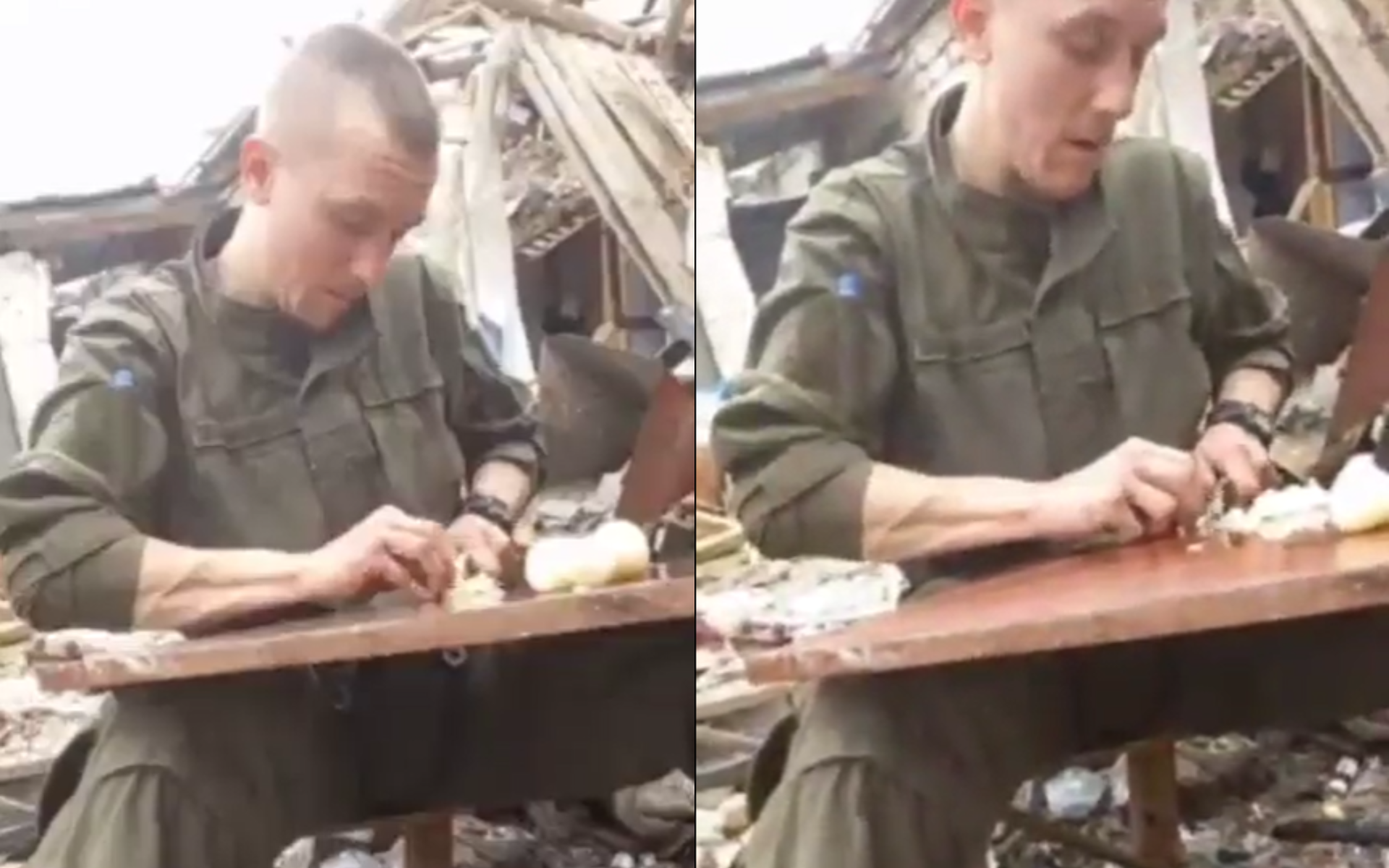 Польова кухня Нацгвардії: бійці показали, як готують суп під кулями – відео