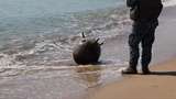 В Одесі на пляж винесло протикорабельні міни: відео знешкодження