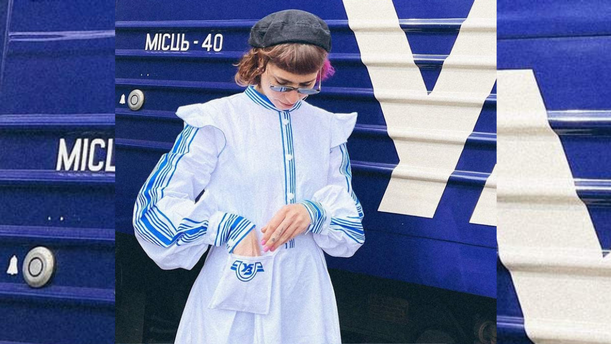 Сукня "Укрзалізниця": український бренд присвятив одяг залізній дорозі - фото 1