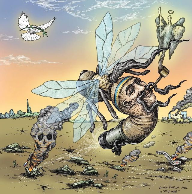 Війна в Україні очима художників: у Гаазі проходить виставка українських митців - фото 505456