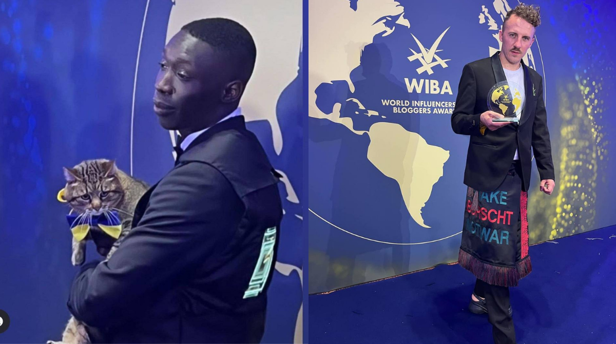 Кіт Степан і Євген Клопотенко отримали нагороду World Influencers and Bloggers Awards 2022